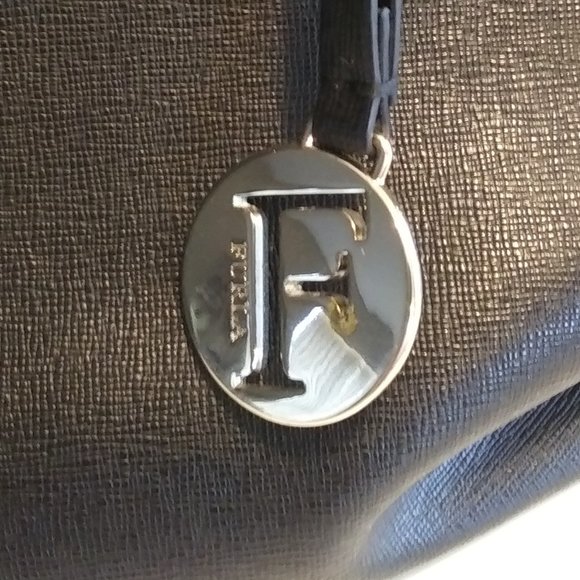 Furla Black Saffiano Leather Shoulder Bag - Picture 11 of 13